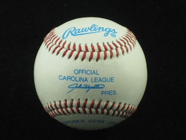 SPARKY LYLE Single Signed Baseball 1977 Yankees Red Sox Rangers Phillies