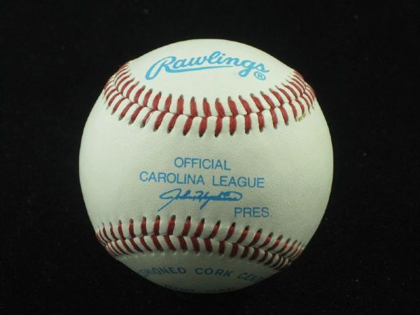 BOBBY THOMSON Single Signed Baseball  (d.2010) 1951 Giants The Shot Braves Cubs