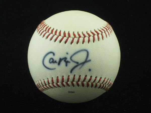 CAL RIPKEN JR Single Signed Baseball HOF 1983 Orioles