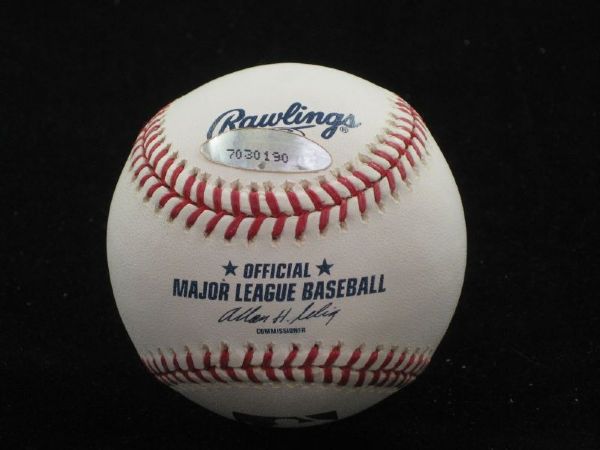 JIOVANNI MIER Single Signed OML Baseball Astros Minor League Tristar Authentic