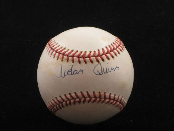 AIDAN QUINN (Actor, Legends of the Fall) Single Signed ONL Baseball Autograph
