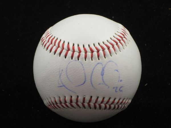 ANDY GONZALEZ Single Signed Baseball White Sox Indians Marlins JSA Authentic