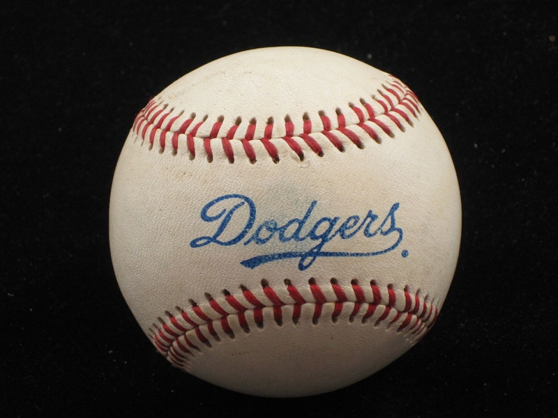 MAURY WILLS Single Signed Baseball 1959 1963 1965 Dodgers
