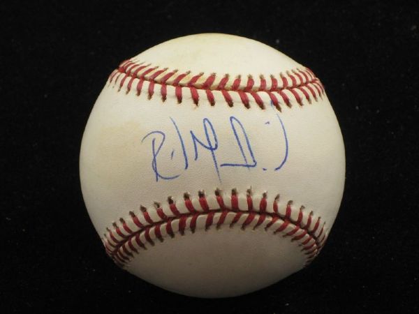 RAUL MONDESI Single Signed ONL Baseball Dodgers Yankees