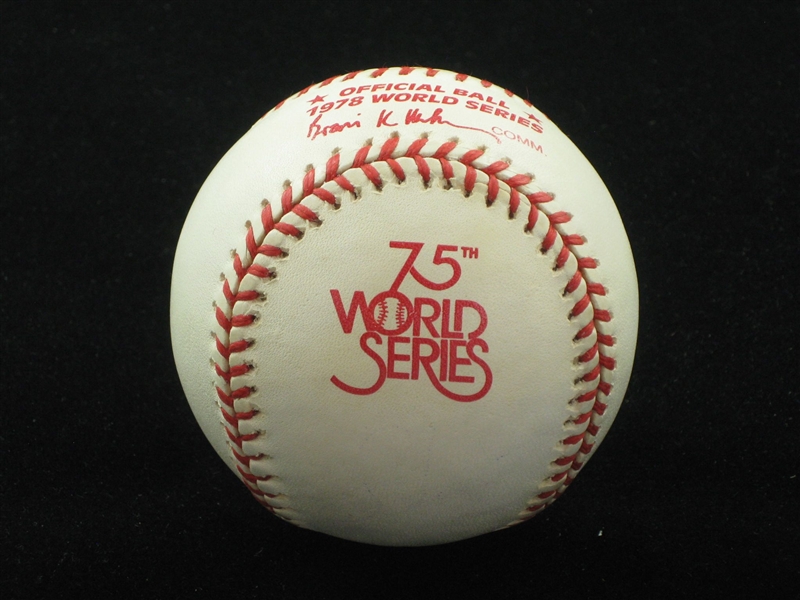 1978 Official World Series Baseball NEW UNUSED New York Yankees LA Dodgers