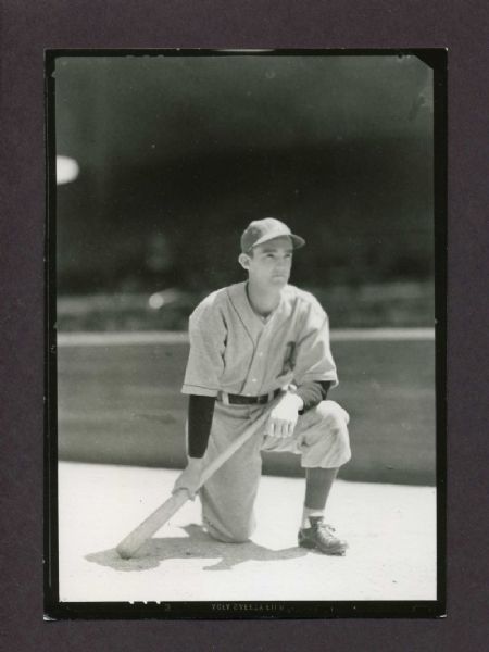 1940 BILL LILLARD Philadelphia Athletics Vintage Photo by George Burke