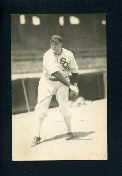 RAY PHELPS Real Photo Postcard 1935 Chicago White Sox GEORGE BURKE