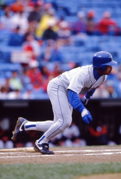 1990 Greg Briley SEATTLE MARINERS Original 35mm Slide Photo by Ronald C. Modra