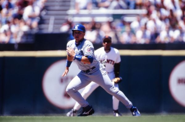 1997 Karim Garcia Baserunning LOS ANGELES DODGERS Original 35mm Photo Slide