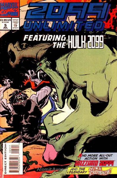 2099 Unlimited #5 VF/NM 1994 Marvel Comic Book