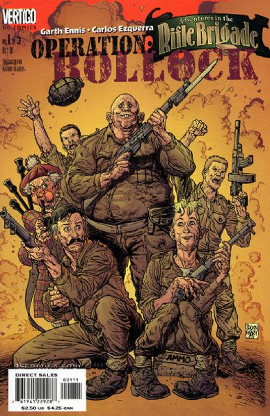 Adventures in the Rifle Brigade: Operation Bollock #1 FN 2001 DC (Vertigo)
