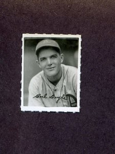 1935-1937 George Burke Photo Stamp CARL DOYLE Philadelphia Athletics