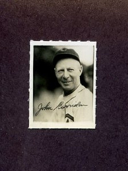 1935-1937 George Burke Photo Stamp RED CORRIDEN Chicago Cubs