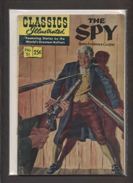 Classics Illustrated 51 (HRN #166) FN 1969 Gilberton The Spy Comic Book