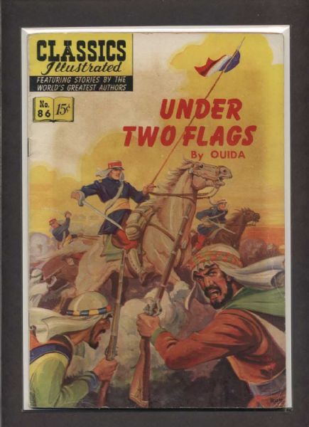 Classics Illustrated 86 (Original) 1951 Gilberton Under Two Flags Comic Book
