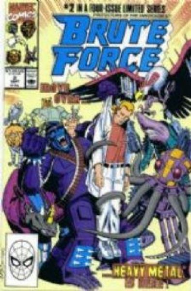 Brute Force #2 VG/F 1990 Marvel Comic Book
