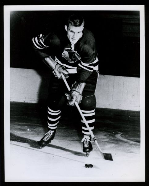 Hank Ciesla 1955-57 CHICAGO BLACK HAWKS Vintage 8x10 Hockey Photo