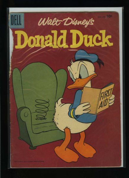 Walt Disney's Donald Duck #52 FR 1957 Dell Comic Book