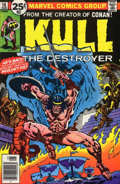 Kull the Destroyer #16 FN 1976 Marvel Comic Book