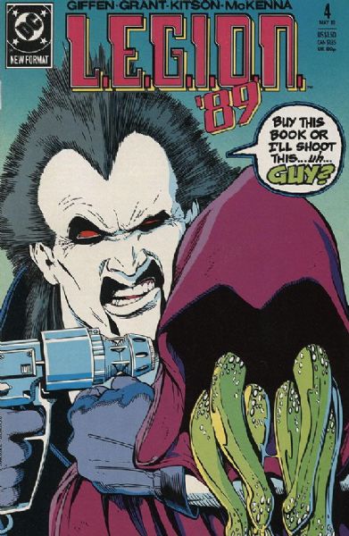 L.E.G.I.O.N. #4 VF 1989 DC LEGION Lobo cover Comic Book