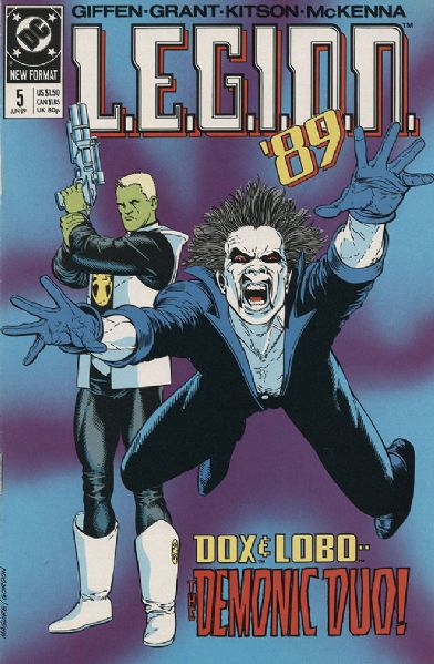 L.E.G.I.O.N. #5 VF 1989 DC LEGION Lobo cover Comic Book