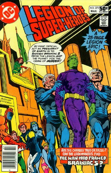 Legion of Super-Heroes #273 VG 1981 DC Comic Book