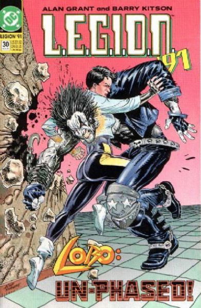 L.E.G.I.O.N. #30 VG/F 1991 DC LEGION Lobo cover Comic Book