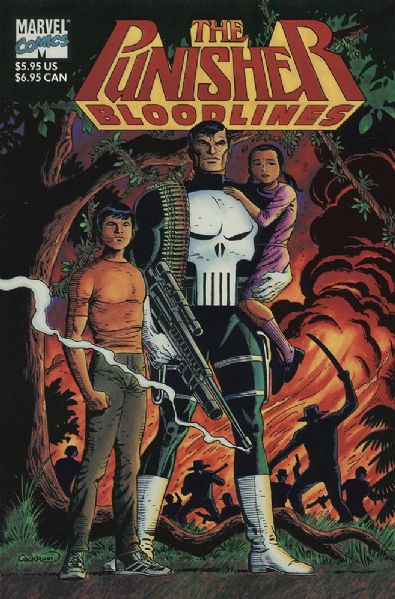 Punisher: Bloodlines GN NM 1991 Marvel Comic Book