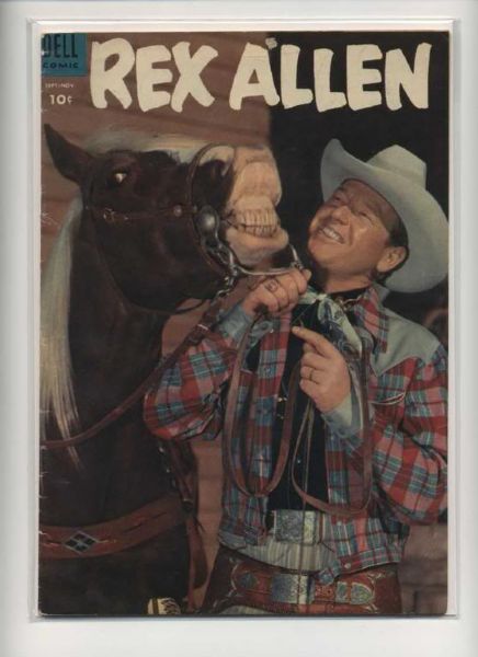 Rex Allen #14 FN 1954 Dell Photo Cover Comic Book