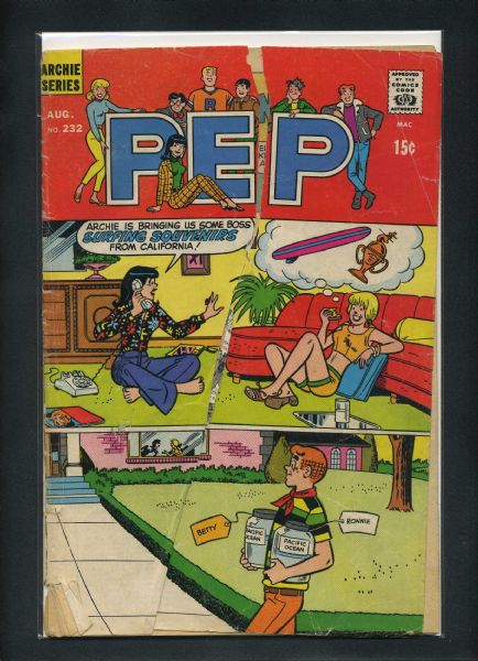 Pep #232 FR 1969 Archie Archie Comic Book