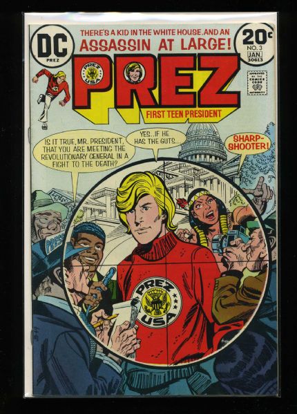 Prez #3 VF/NM 1974 DC Comic Book