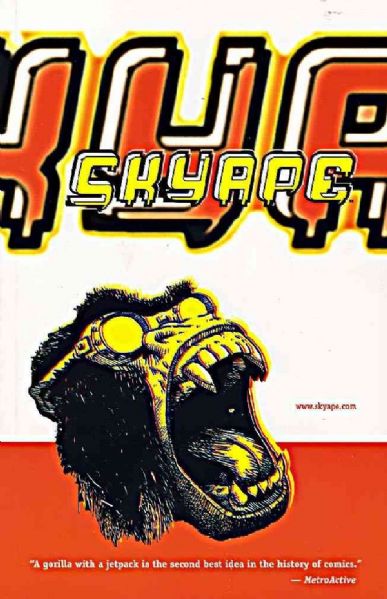 Sky Ape TPB FN 2001 AiT/PlanetLar Gorilla With A Jetpack! Comic Book
