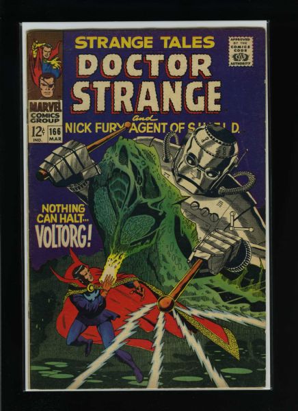 Strange Tales #166 F/VF 1968 Marvel Jim Steranko Comic Book