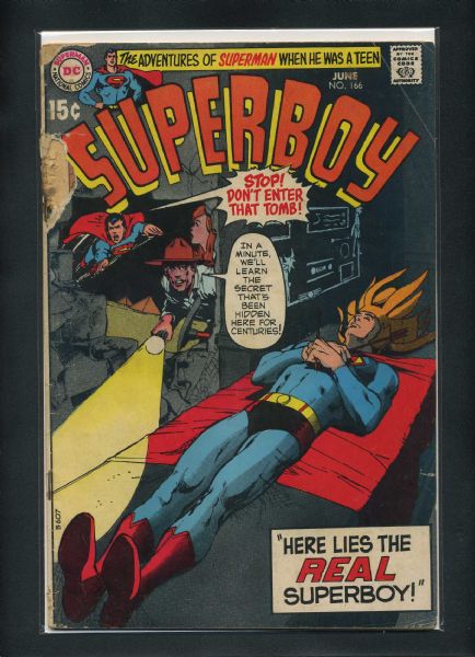 Superboy (V1) #166 G 1970 DC Comic Book