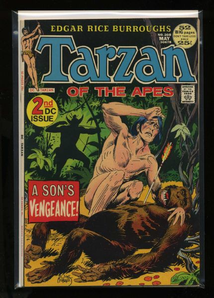 Tarzan #208 VF 1972 DC John Carter of Mars back-up Comic Book