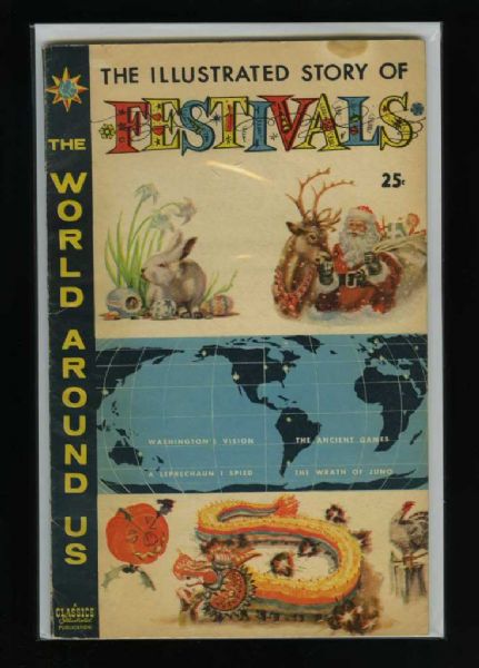 The World Around Us #17 VG/F 1960 Gilberton Story of Festivals Comic Book