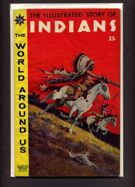 The World Around Us #2 VG 1958 Gilberton Story of Indians Comic Book
