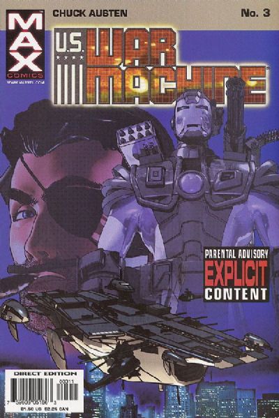 U.S. War Machine #3 NM 2001 Marvel (MAX) Comic Book