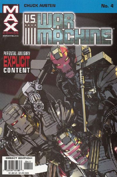 U.S. War Machine #4 VF 2001 Marvel (MAX) Comic Book