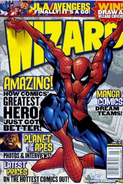 Wizard: The Comics Magazine #116/A VF/NM 2001 Wizard Hu