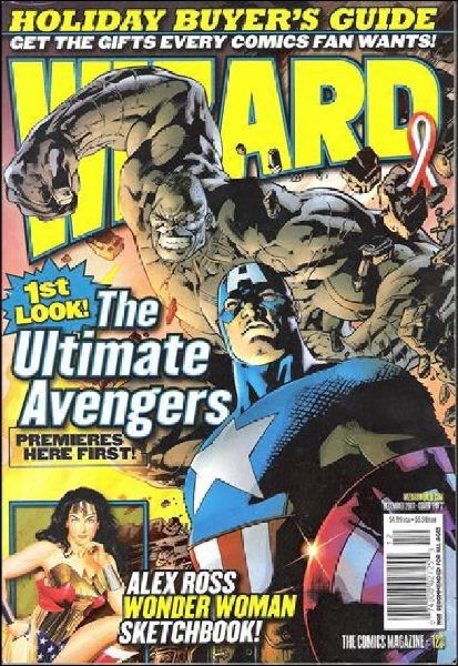 Wizard: The Comics Magazine #123/A VF 2001 Wizard Ultimate Avengers cover