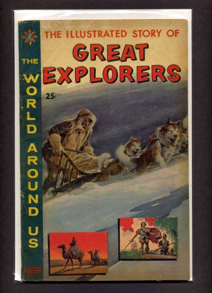 The World Around Us #23 FN 1960 Gilberton Story of Great Explorers Comic Book
