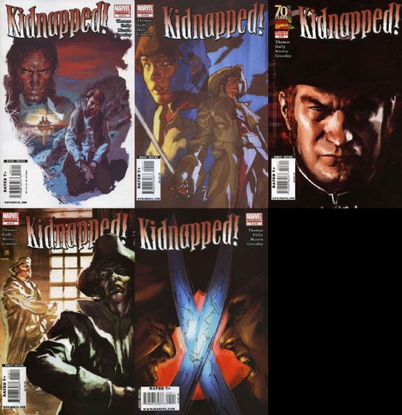 Marvel Illustrated: Kidnapped SET #1-5 VF/NM 2009 Marvel Classics Illustrated