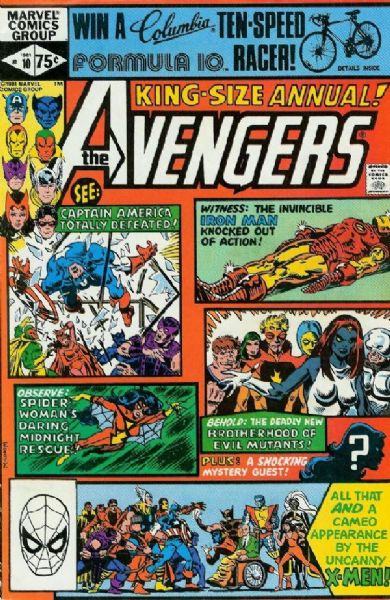 Avengers Annual #10 VF 1981 Marvel 1st Rogue 1st Destiny Comic Book