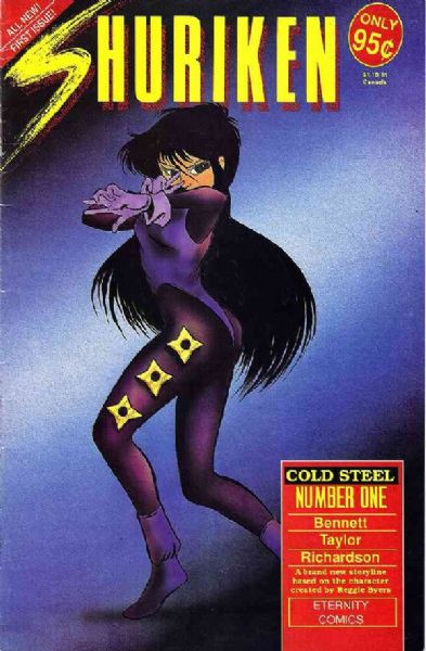 Shuriken: Cold Steel #1 VF 1989 Eternity Comic Book
