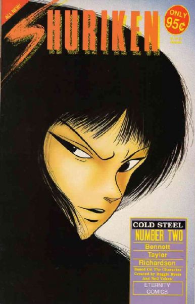 Shuriken: Cold Steel #2 VF 1989 Eternity Comic Book