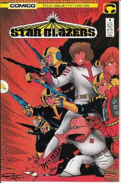 Star Blazers #4 NM 1987 COMICO Comic Book