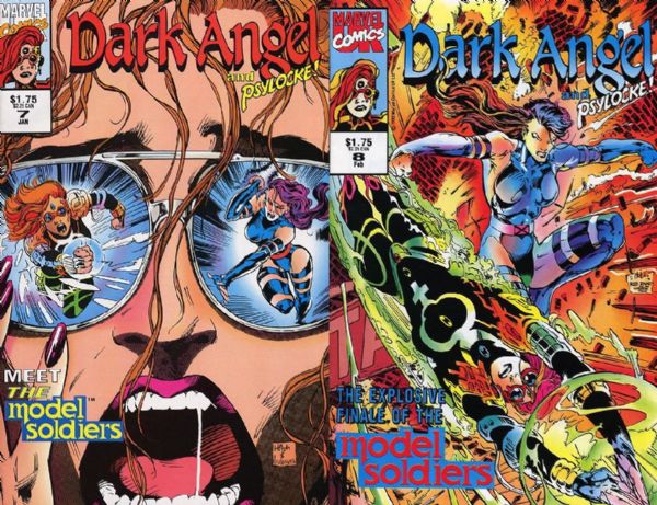 Dark Angel (V2) #7-8 NM 1993 Marvel UK Psylocke App In Both Comic Book