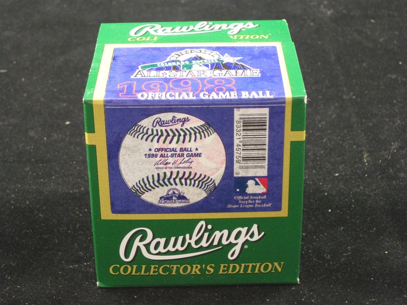 1998 Official All-Star Baseball NEW UNUSED Denver CO