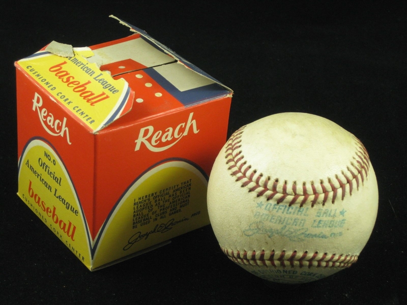 1960-69 Official American League Baseball (Joseph Cronin) Game Used